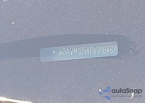 2015 BMW X1 Sdrive28I from USA, damaged, VIN WBAVM1C54FV316467